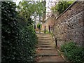 Footpath to Clifton Road, Tettenhall in WV6 9AR