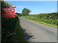 Lane passing Merkins Farm in BA14 6PS