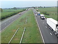 The A1 south of Leeming Bar in Theakston