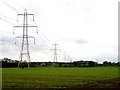 Pylons near Stamford Bridge in YO41 1AR
