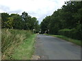 Rural road approaching Wennington in PE28 2LU