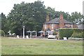 View of the Chequers Inn from the green in CM17 0PT