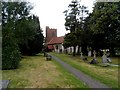 All Saints' church and churchyard, Nazeing in EN9 2DN