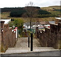 Steps down from Vicarage Terrace, Cwmparc  in Treorchy Community