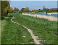Path along the west bank of the Coronation Channel in PE12 6NB