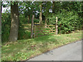 Gate on the Westleymill road in RG42 5BF