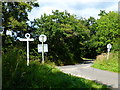 Junction of lanes on Rye Common in RG29 1HS