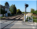 Level crossing on Cherry Holt Lane in PE11 3RT