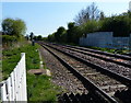 Railway line on the edge of Pinchbeck in PE11 3RT