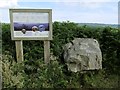 Interpretation Board on Mynydd y Garreg in SA17 4RS