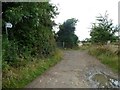 Public bridleway to Wickhamford in WR11 7RX