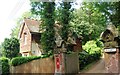Gate piers, Plas Bryn in Cowden and Hever Ward