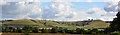 View to Beacon Hill and Oliver's Castle, Rowde, Wiltshire in SN10 2QJ