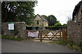 Entrance to Donington le Heath Manor in LE67 2EF