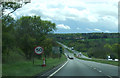 Downhill stretch of the A1  in NE65 9LF