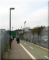 Footpath to the O2 Centre in NW6 1QH
