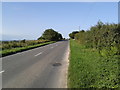 On the side of the B3314 looking south-west towards Delabole in PL33 9DB