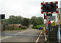 Railway level crossing Broom in EX13 7AR