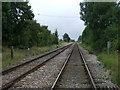 Railway towards Lincoln in LN3 5BB