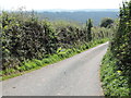 Lane below Fire Stone Cross in EX20 2PL