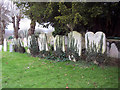 Churchyard at St Michael's and All Angels Church, Northchapel in GU28 9HT