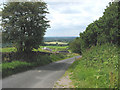 Country lane near Rainow Hill, Cheshire/Staffs border in CW12 3QA