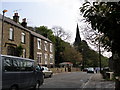 Bank End Road towards St Thomas' Church in S70 4AA