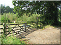 Gated entrance by Long Covert in NR12 8LA