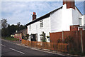 Banstead:  Cottages opposite the 'Mint' on Park Road in SM7 3HF