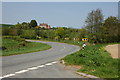 Sharp bend on the B4202 in WR6 6BE