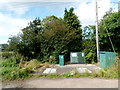 Utilities boxes near Brook Farm in BS48 3AA