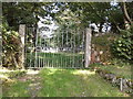 Gateway into grounds at Borlasevath in PL30 5PW