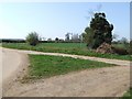 Road junction near Manor Farm, Moorby in PE22 7PN