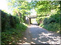 Railway Bridge over Oaks Lane in Postwick with Witton