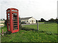 Sutton Memorial Hall and 'phone box in IP12 3JH