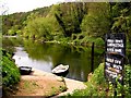 Boats at Lydbrook Fisheries in GL17 9NF