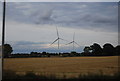 View towards Langford Wind Farm in SG18 9FP