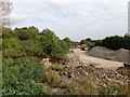 View of the old railway trackbed looking toward Haybridge in BA5 1AL