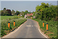 Entering Sparsholt village on Woodman Lane in SO21 2NX