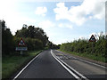 Entering Horringer on the A143 Horringer Road in IP29 5PH