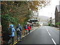 Cerddwyr ym Mhontardawe / Walkers in Pontardawe in SA8 4RL