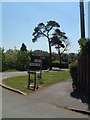 Signpost at Longden (view southwards) in SY5 8EX