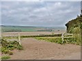 Looking Eastwards from the lane to Higher Barn Farm, near Abbotsbury in DT3 4JG