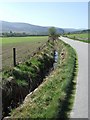 Forest of Birse road and drainage ditch in AB31 6PB