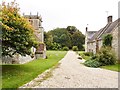 Nether Cerne Manor and All Saints church in Nether Cerne