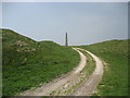 Track to Cherhill Monument in SN11 8XY