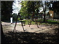 Small children's playground and cafe, Gunnersbury Park in W3 9BQ