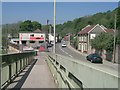 Footbridge off Pentrebach road, Pentrebach in CF37 4AP