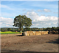 Straw bales on hardstanding in NR14 8AG