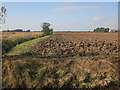 Ploughed field in PE24 5AD